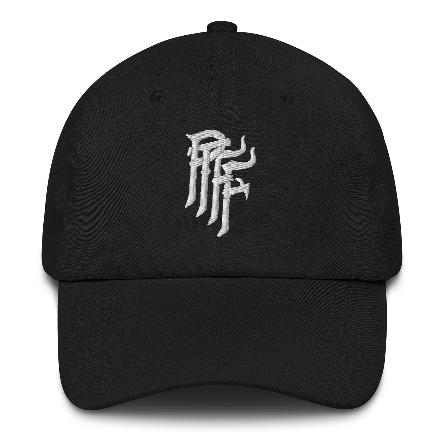 Black Prepared to Fight Fire Embroidered Hat